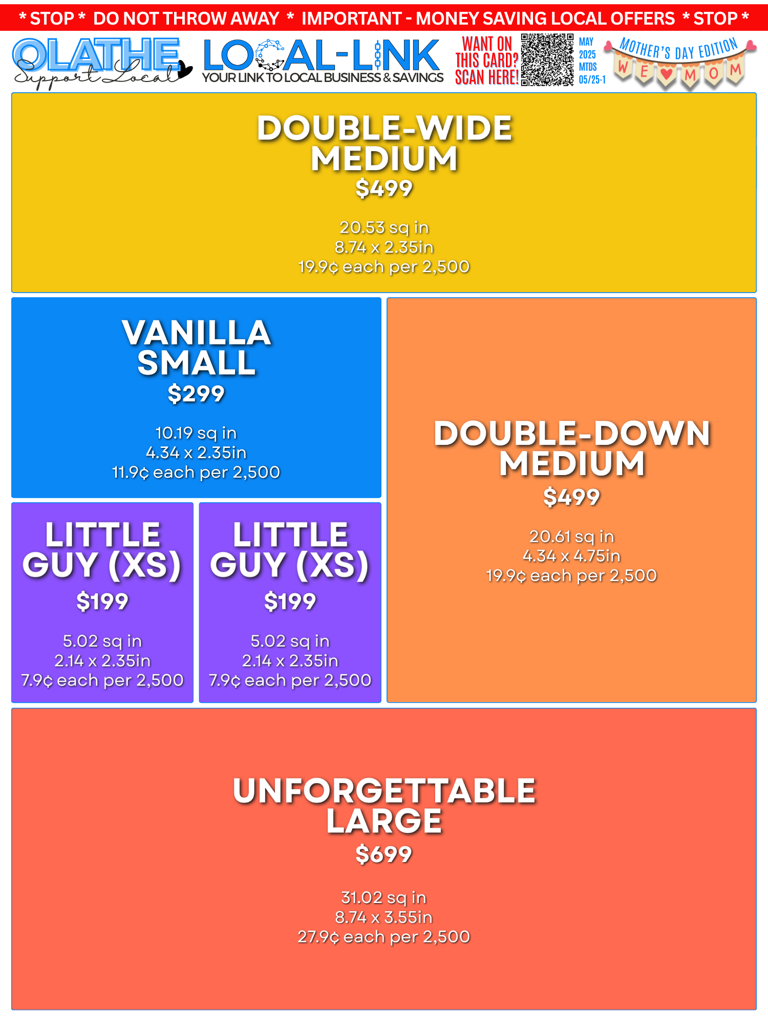 Placement Options - Front