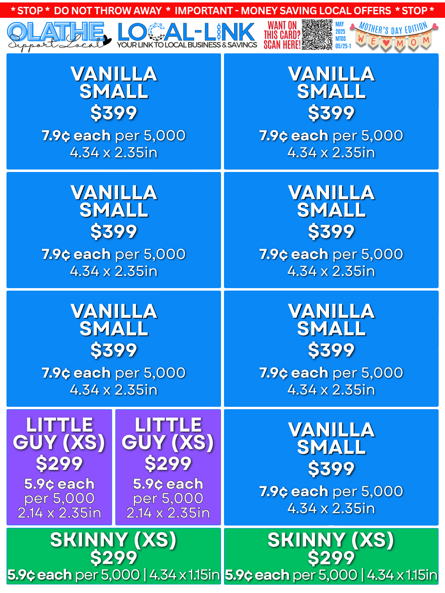 Placement Options - Front
